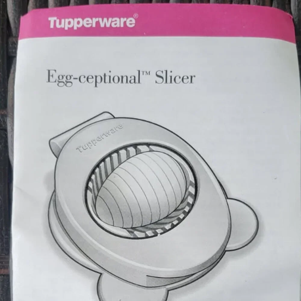 NWT Tupperware Egg-ceptional Slicer Egg Slicer